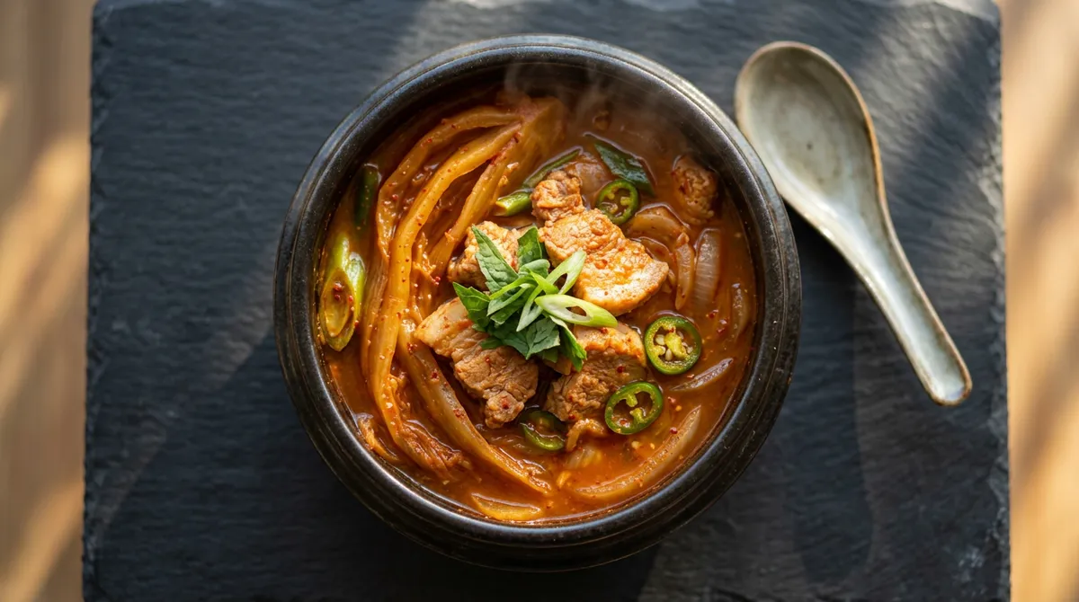 김치찜, 고기 먼저 굽고 한번에 넣고 끓이면 돼요