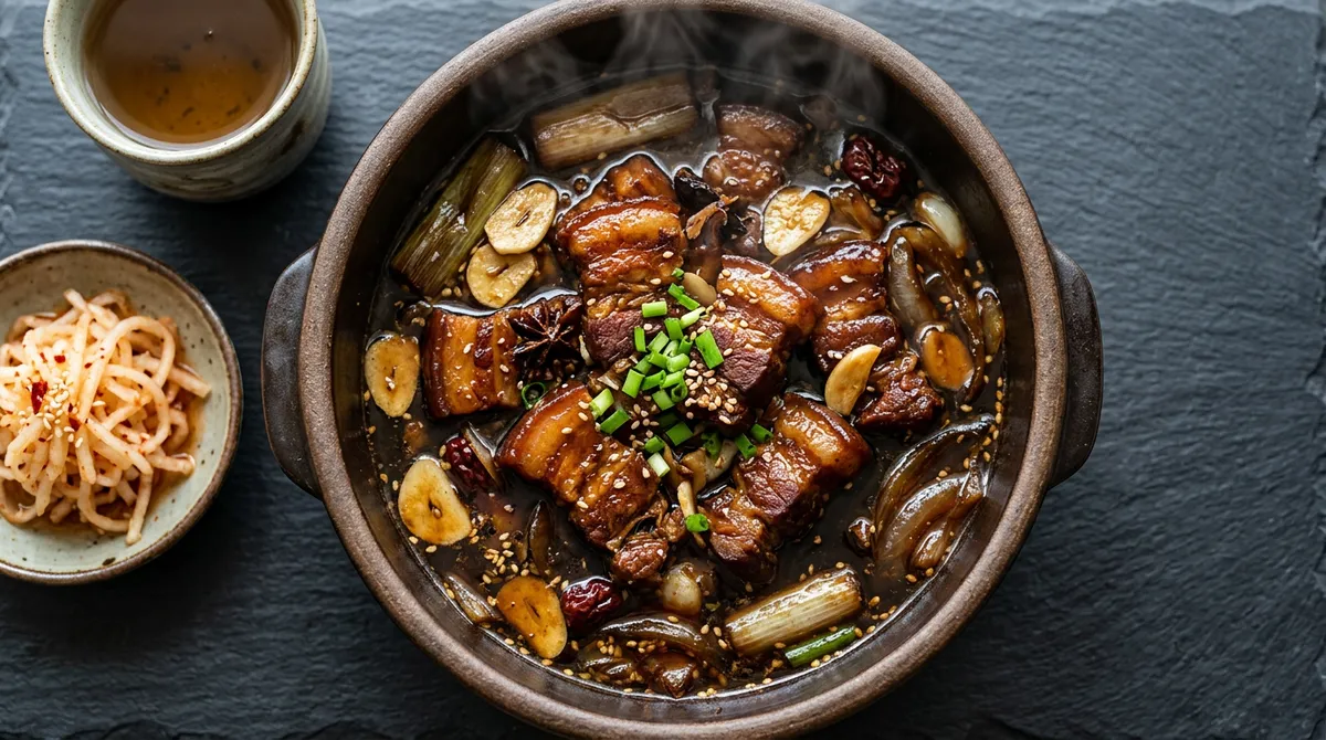 제로슈가 동파육, 콜라랑 쌍화탕으로 끓이면 진짜 부드러워져요