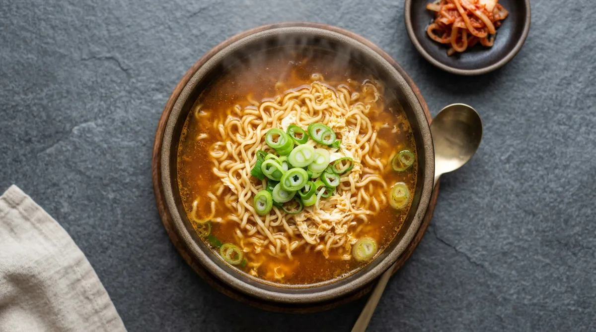 라면, 찬물에 면이랑 스프 같이 넣고 끓이면 훨씬 맛있어요