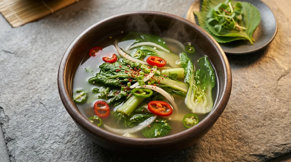 열무물김치, 찹쌀풀 빼고 밀가루풀 넣었더니 국물이 훨씬 맑아요