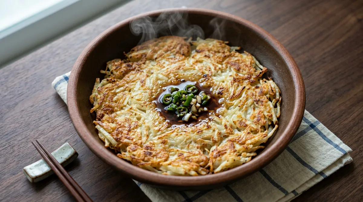 감자전, 전분 침전물 활용하니까 바삭함이 달라요