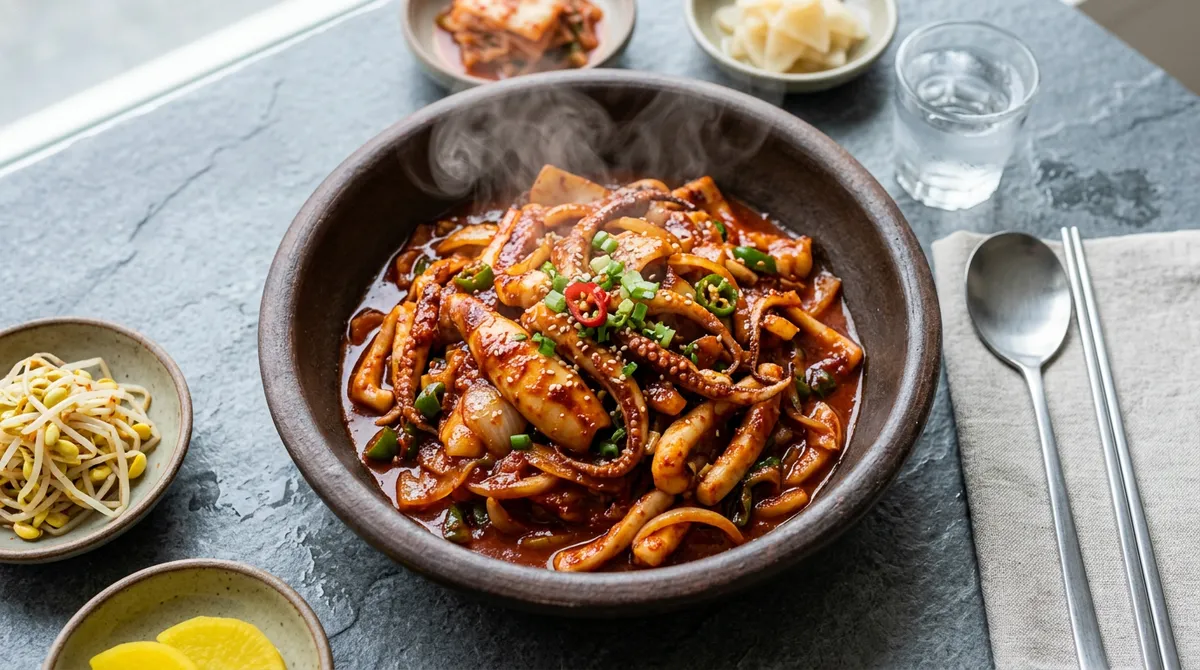 오징어볶음, 액젓에 10분 재우면 쫄깃함이 완전히 달라요