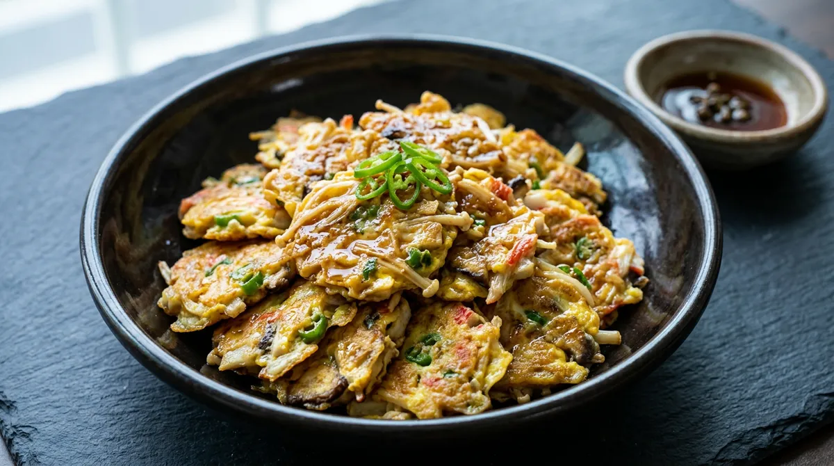 야채 버섯전, 부침가루 없이 계란만 넣어도 이렇게 맛있어요