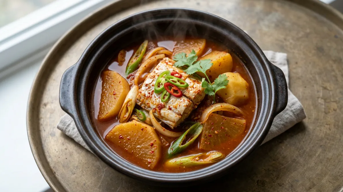 Braised Hairtail Fish, Pre-Boiling the Radish Completely Changed the Broth
