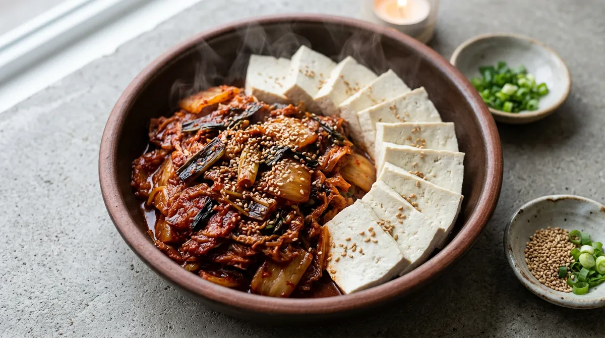 두부김치, 파기름 충분히 내고 약불에서 오래 볶아야 달라요