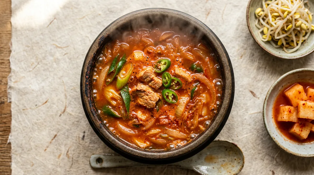 김치찌개, 먼저 볶고 끓이니까 국물이 확실히 달라요