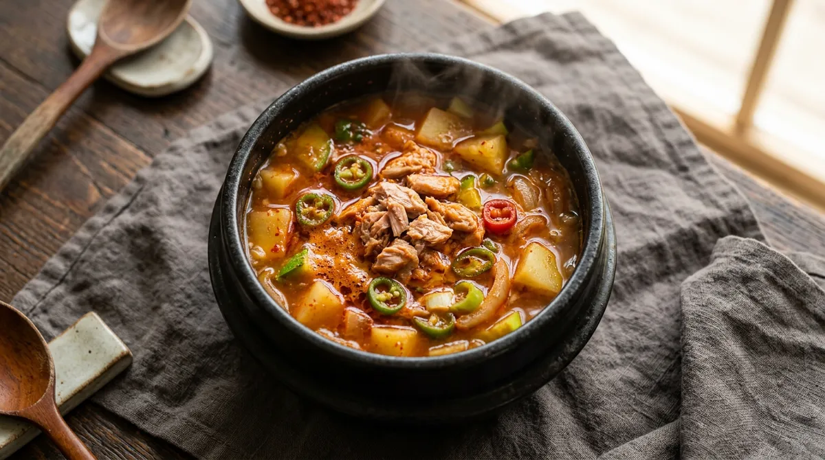 고추장찌개, 참치액 넣으니까 국물이 확 달라지더라고요