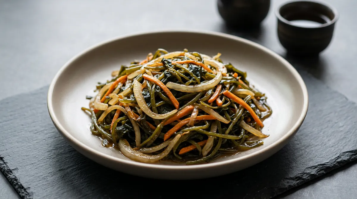 Stir-Fried Seaweed Stems, Stir-Fry Without Boiling to Keep the Texture