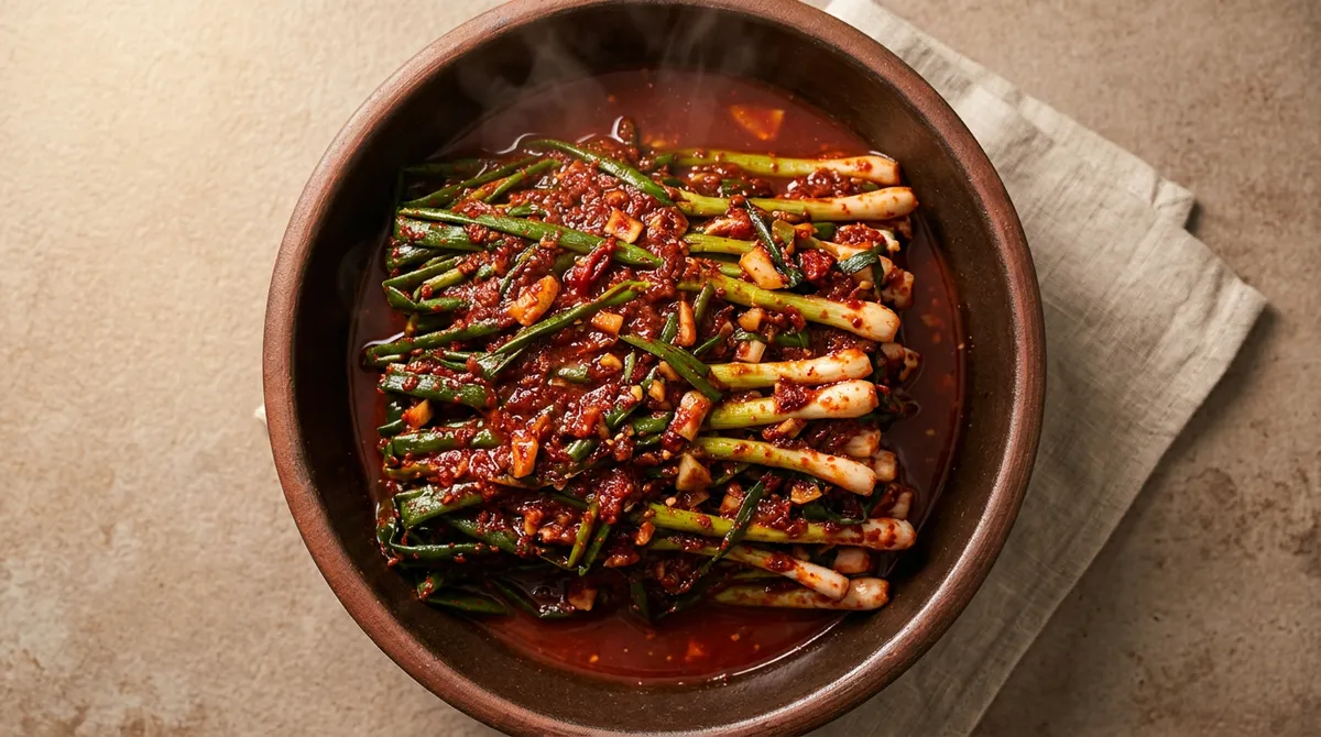 파김치, 찹쌀풀 대신 밀가루풀 쓰면 훨씬 쉬워요
