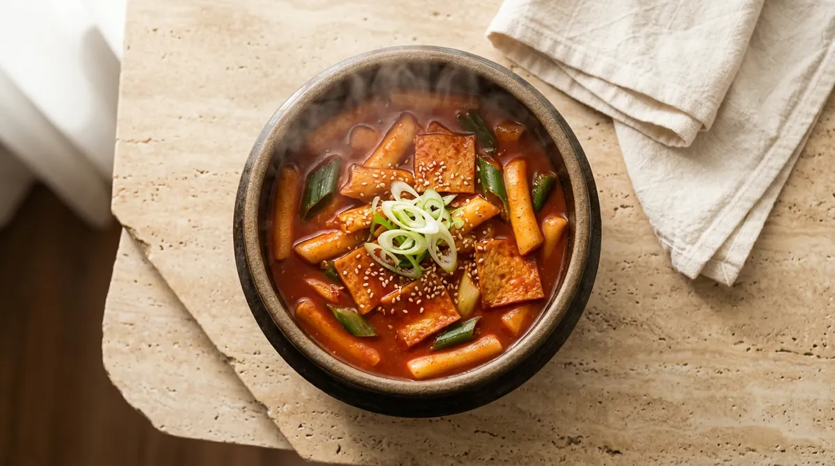 떡볶이, 어묵 갈아서 육수 만드니까 국물이 진짜 달라요