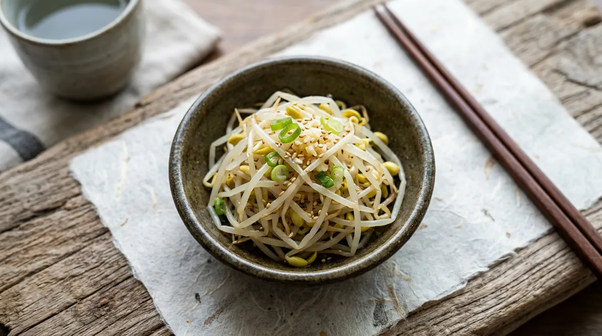 Mung Bean Sprout Banchan, Exactly 3 Minutes After Boiling for Perfect Crunch