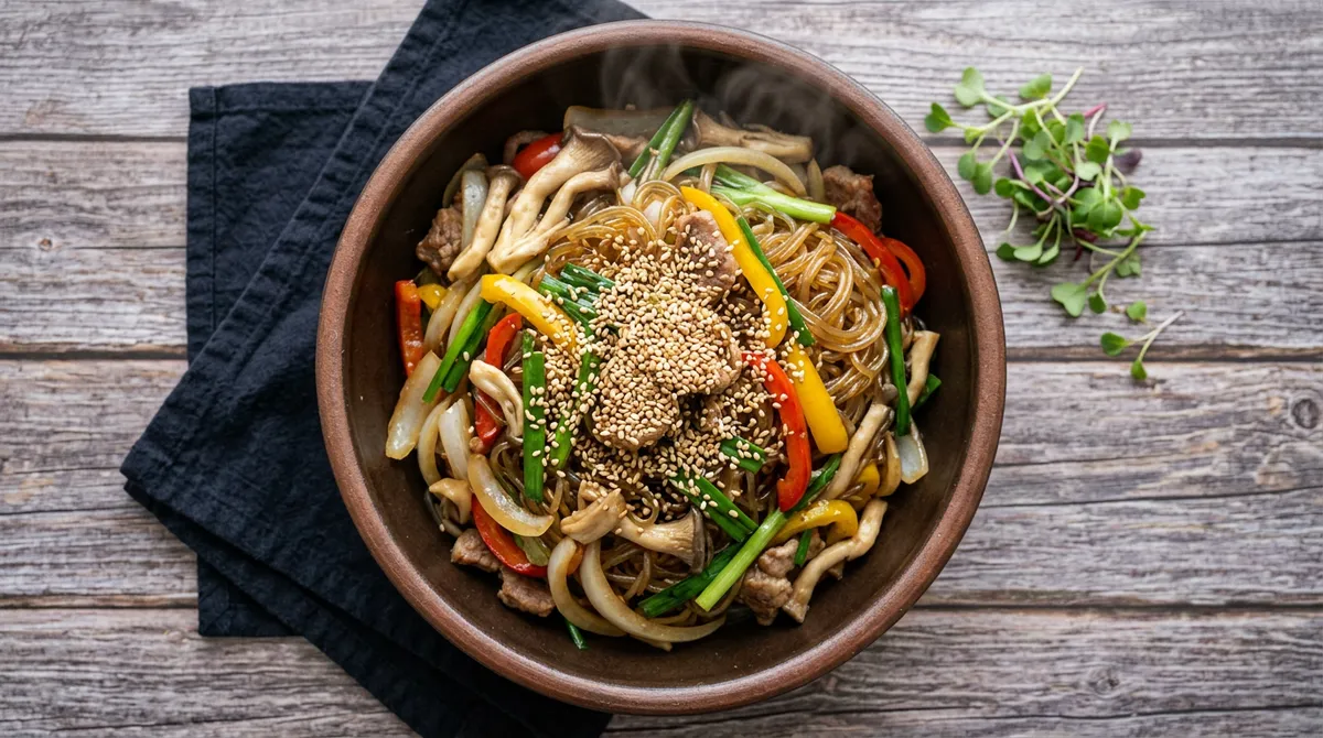 쪽파잡채, 목살 재워 볶고 깨소금 듬뿍 넣어야 제맛이에요