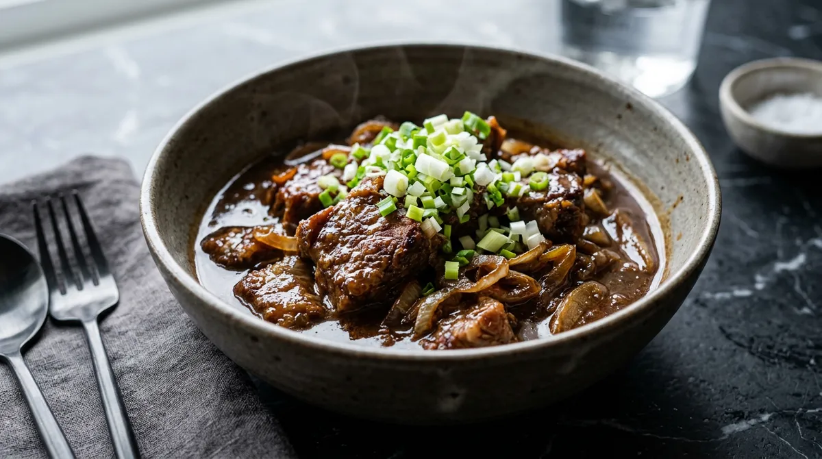늑간살 커피스튜, 커피에 새우젓 넣었는데 이게 진짜 맛있어요