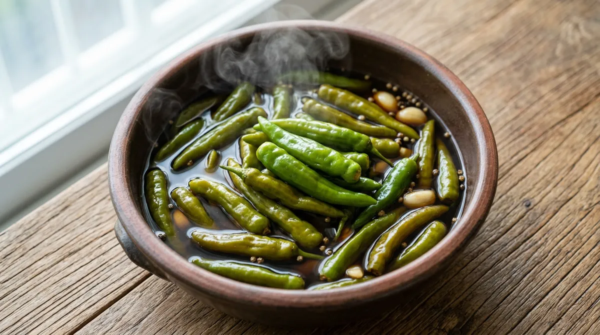 청양고추장아찌, 뜨거운 장물 바로 부으니까 아삭함이 달라요