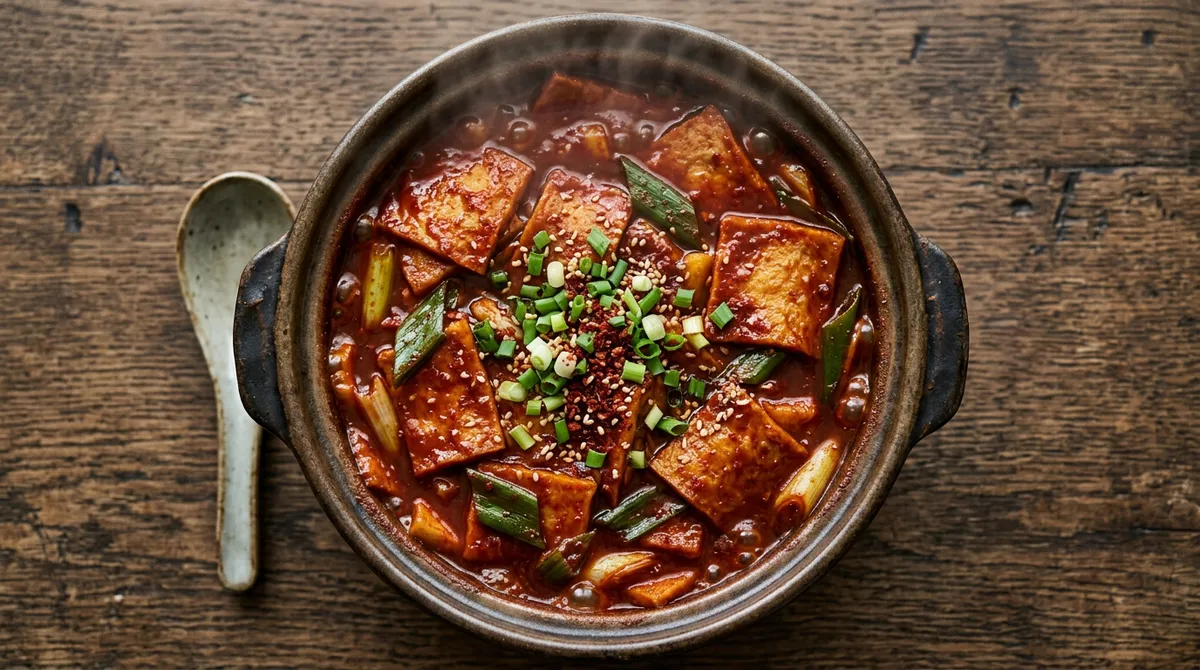 어묵볶이, 쌀가루 한 숟갈 넣으니까 떡볶이 국물처럼 걸쭉해져요