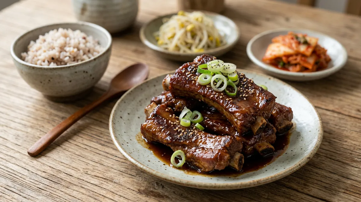 등갈비 조림, 20분 삶고 배음료 소스에 조리니까 뼈에서 살이 녹아요
