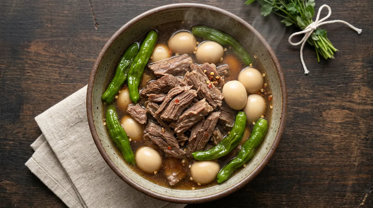 소고기장조림, 압력솥으로 삶아야 이렇게 부드럽게 나와요