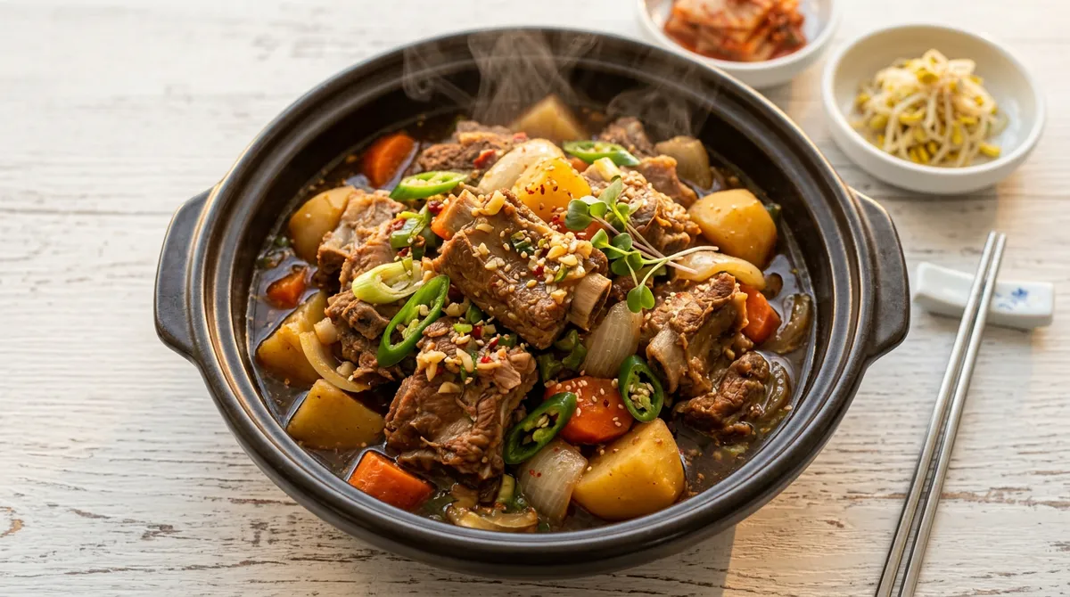 갈비찜, 처음에 갈비만 양념물에 넣고 끓여야 간이 제대로 배요