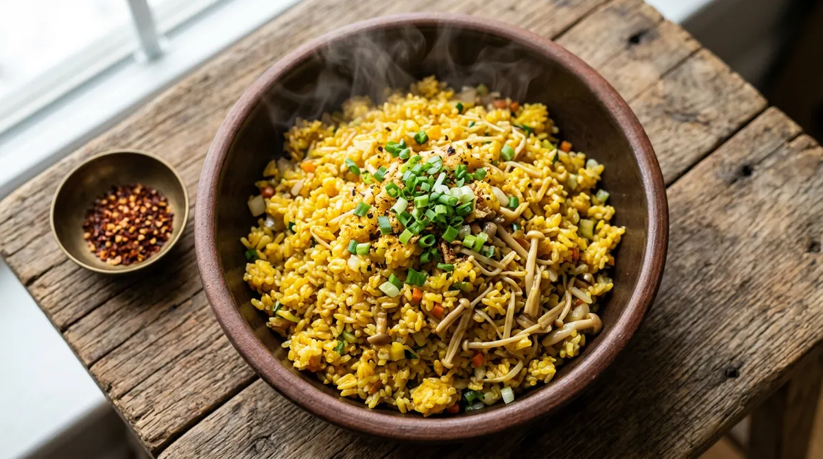 Golden Fried Rice - Mixing Egg Yolks into the Rice Beforehand Makes the Color Beautiful