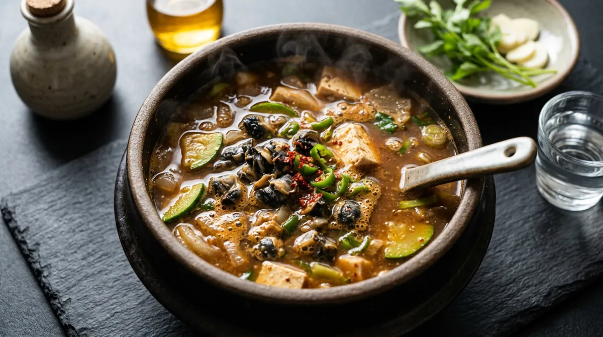 우렁 된장찌개, 된장 볶아서 끓이니까 국물 맛이 완전 달라요
