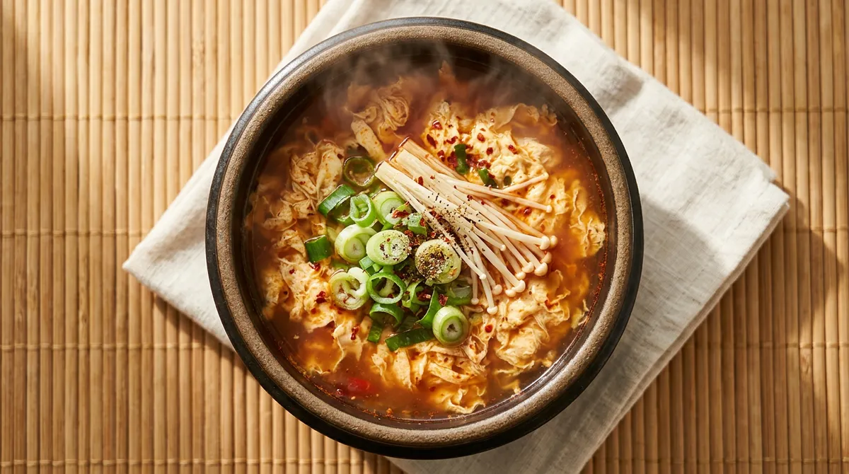 얼큰 계란탕, 아침에 10분이면 뚝딱이에요