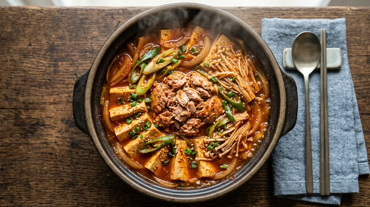 두부 참치조림, 참치기름까지 다 넣어야 진짜 맛있어요