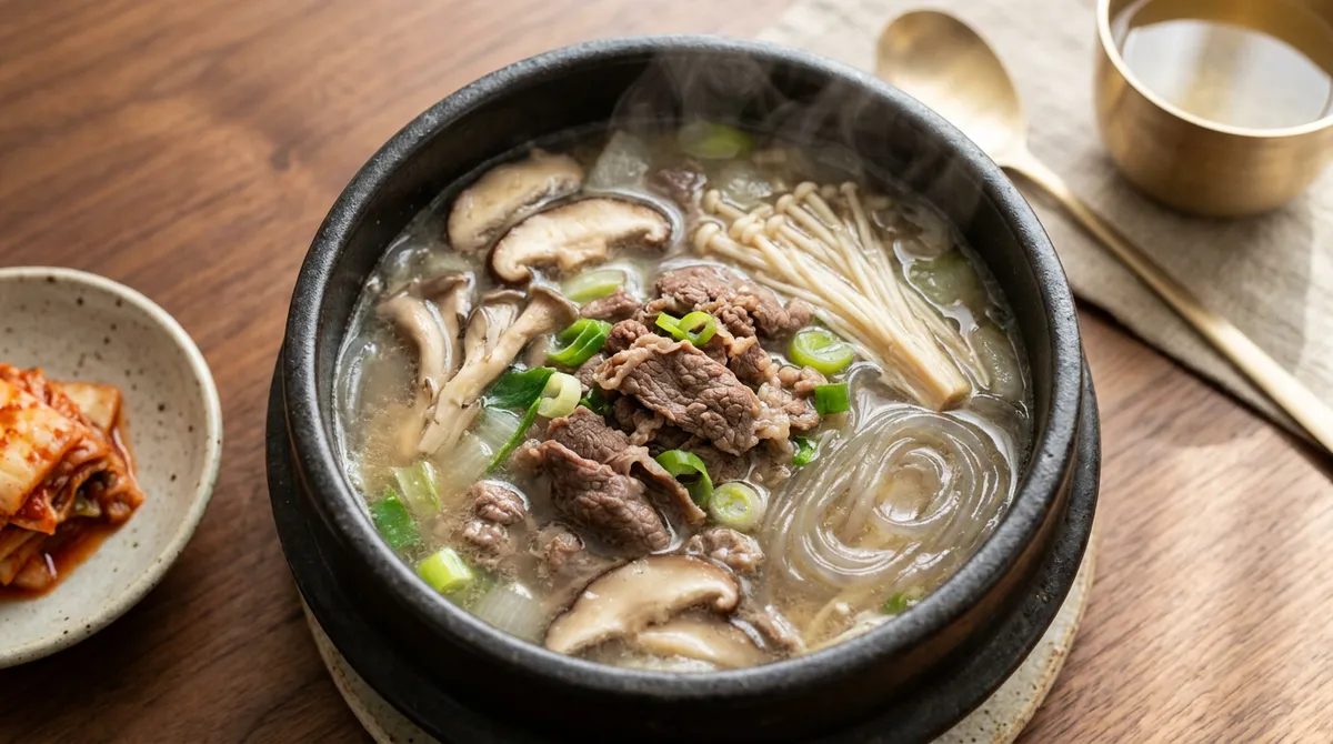 뚝배기불고기, 당면 미리 불리고 30분 재워서 끓이면 기사식당 맛 나요
