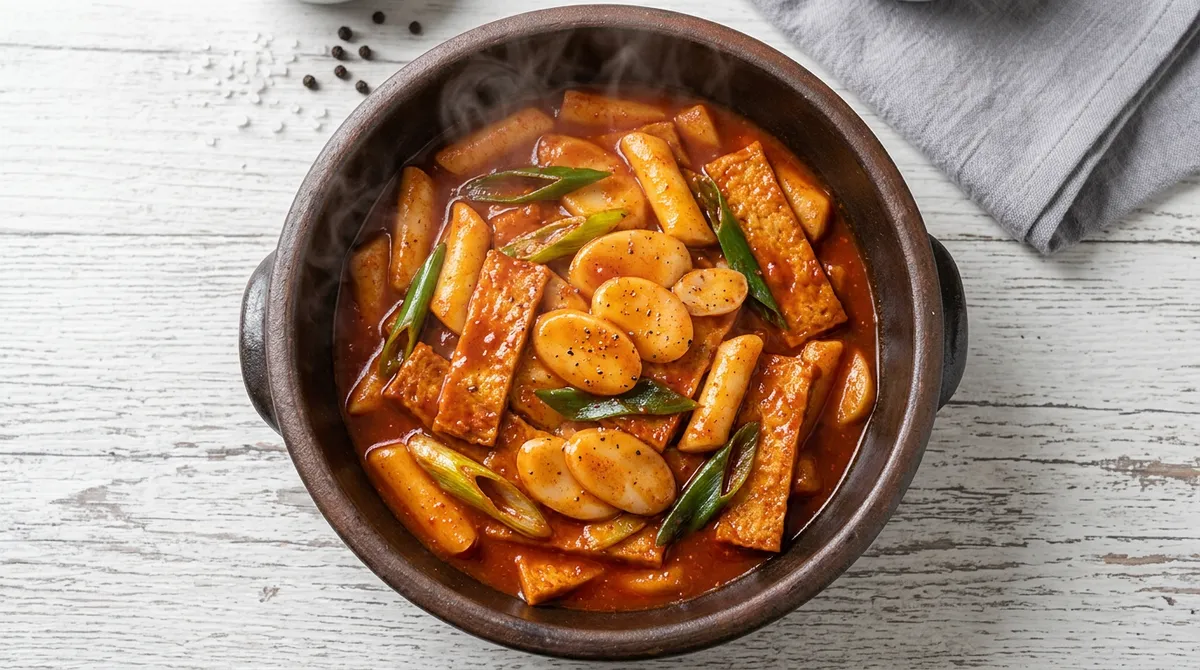 떡국떡볶이, 양념 먼저 끓이고 떡 넣으니까 간이 잘 배요