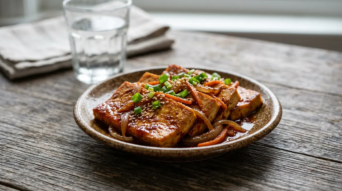 두부조림, 식어도 맛있으려면 소스 비율이 핵심이에요