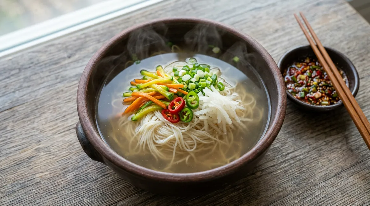 Janchi Guksu (Korean Banquet Noodles) - The Right Sauce Ratio Means You'll Lick the Bowl Clean