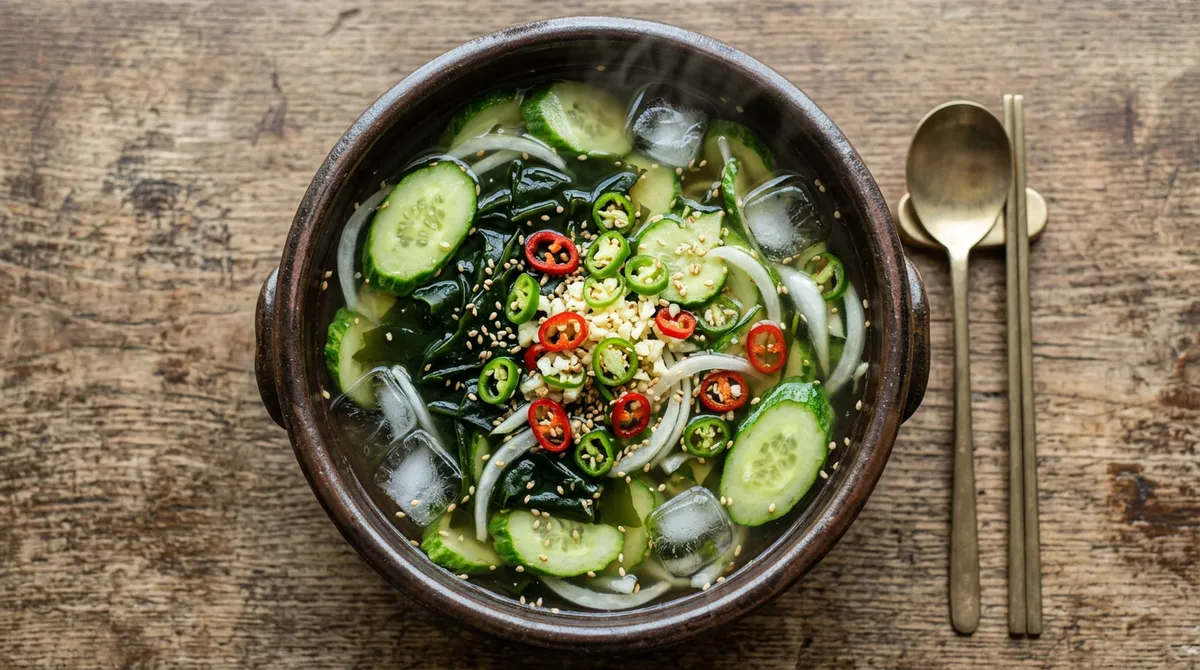 Cucumber Cold Soup - Using Kelp-infused Water Deepens the Broth Flavor