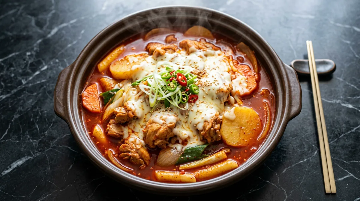 엽기닭볶음탕, 가루소스만 섞어서 끓이는데 식당 맛이 그냥 나와요