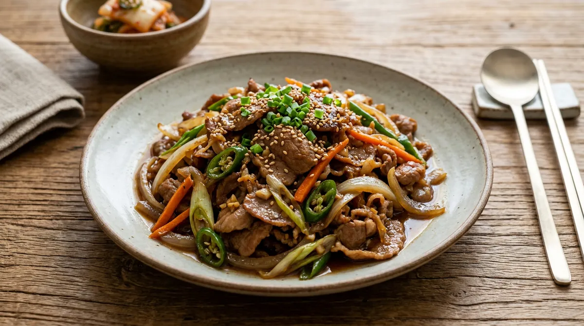 간장제육볶음, 고추장 없이 만능간장으로 볶았더니 오히려 더 깔끔하고 맛있어요