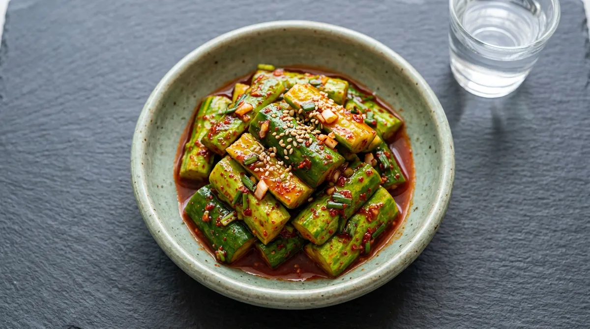 오이무침, 끓인 소금물에 절이고 소스 두 번 버무리면 달라요
