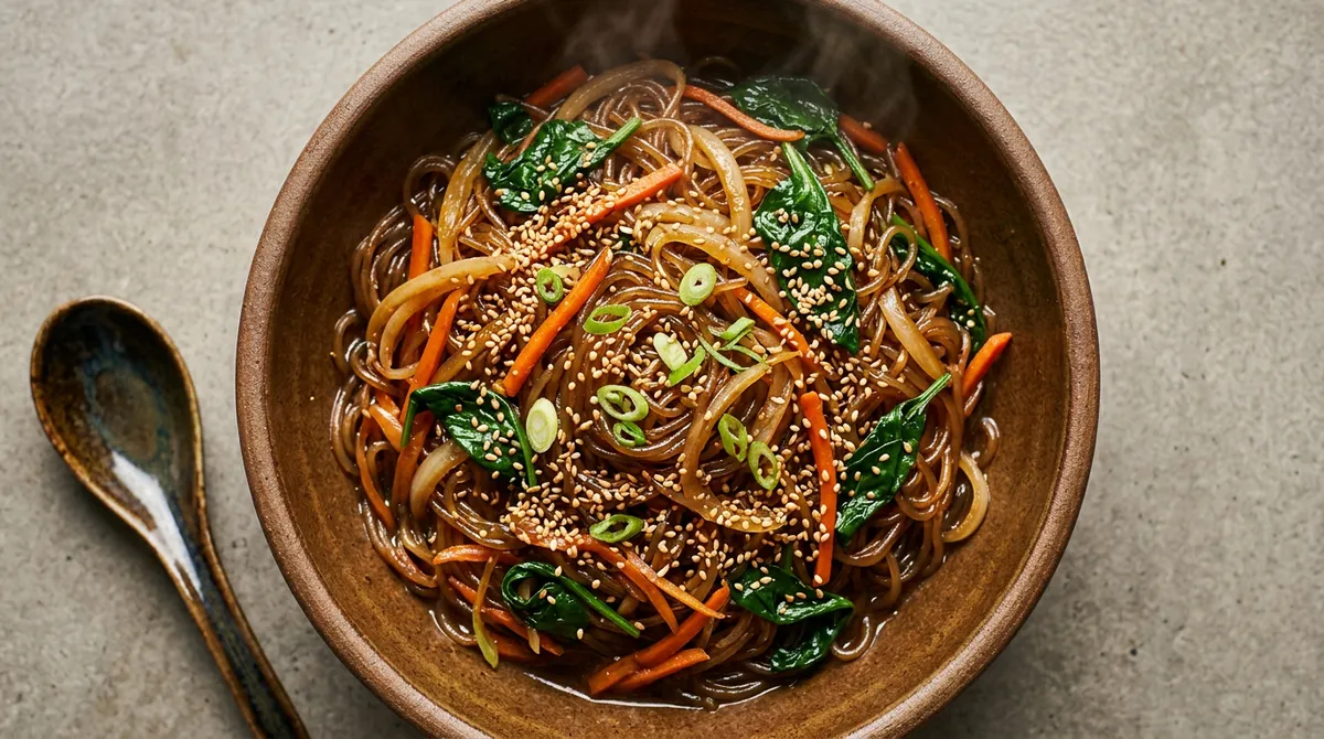 잡채, 따로 볶고 삶는 거 다 빼고 한 냄비에 끓였더니 더 맛있었어요