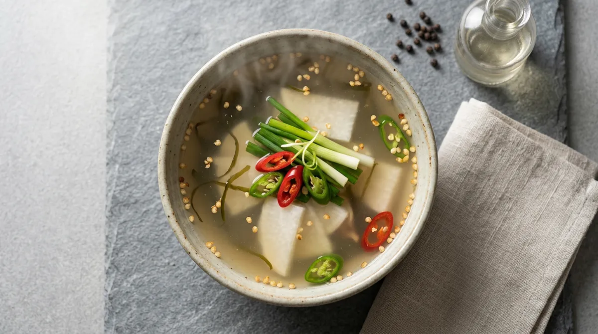 가을동치미, 3시간이면 3일 절인 것처럼 시원하고 맛있어요