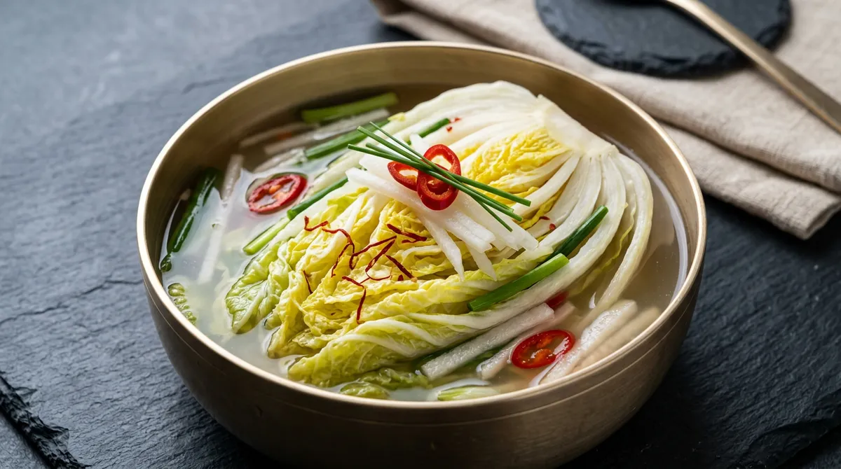 백김치, 배추 총 3시간 절이고 소주 넣으니까 시원한 맛이 달라요