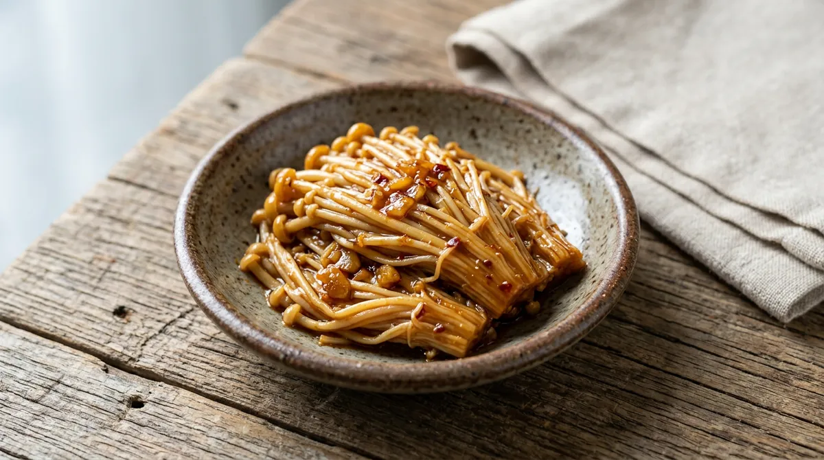 팽이버섯조림, 1500원짜리 재료인데 이 맛이 진짜 맞나 싶을 거예요