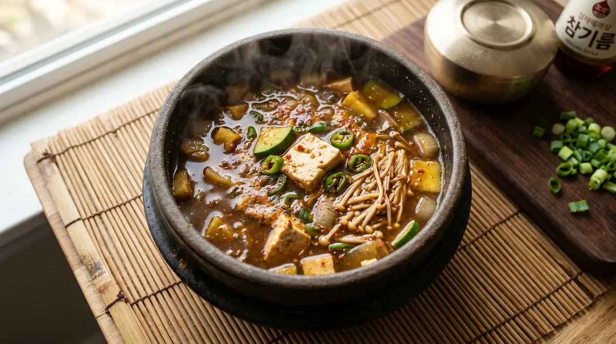 된장찌개, 육수 없이 볶아서 끓였더니 국물이 더 진하고 깊더라고요