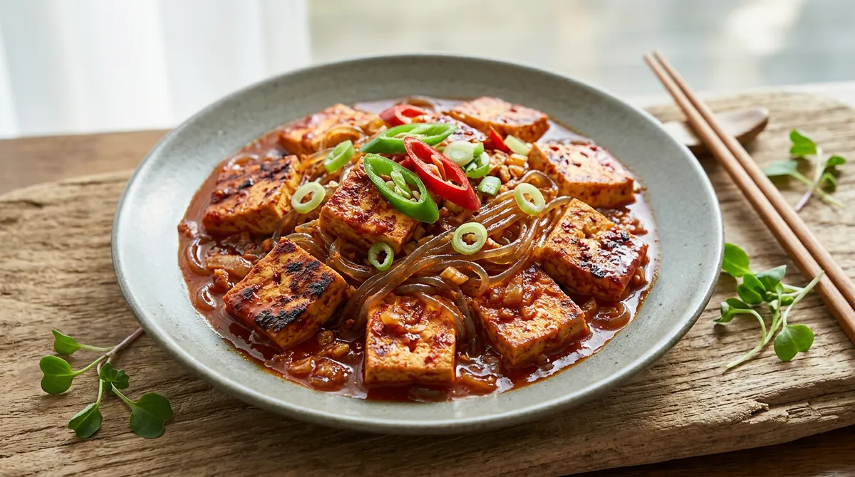 두부두루치기, 당면 넣으면 대전 맛집 그대로예요
