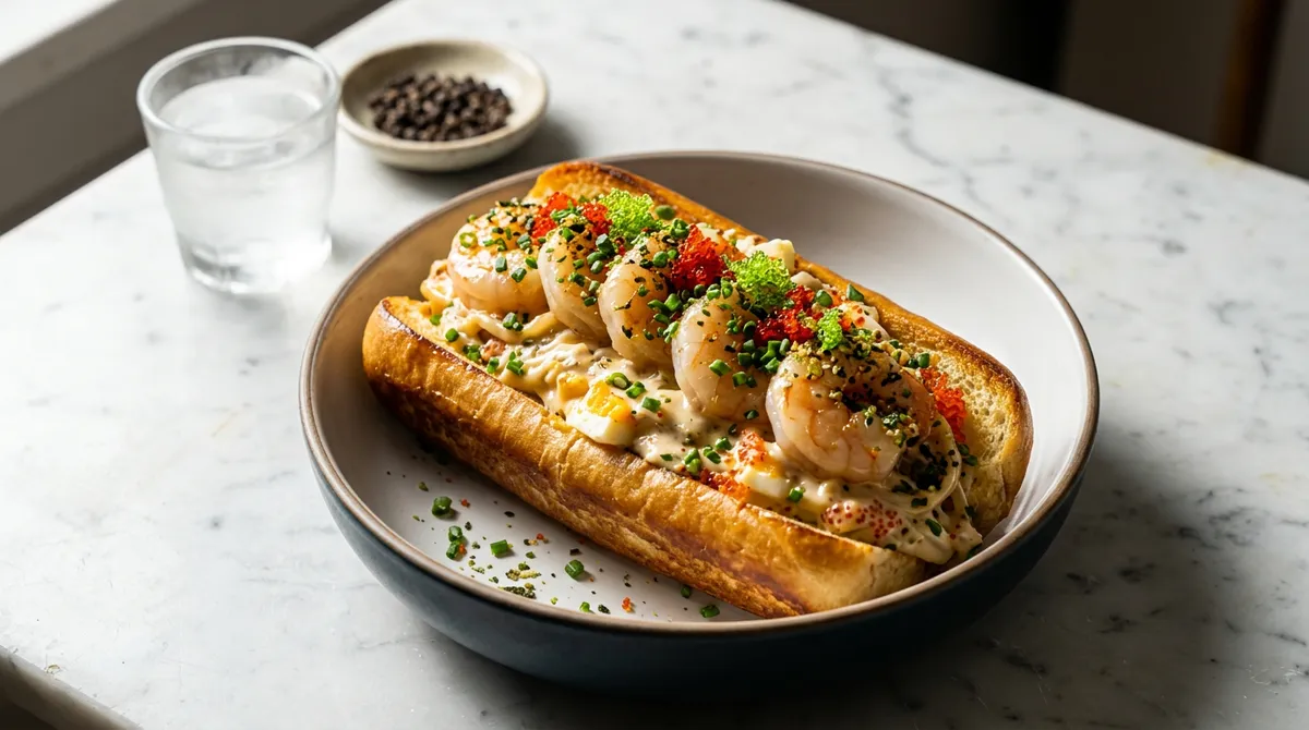 Sweet Shrimp Hot Dog