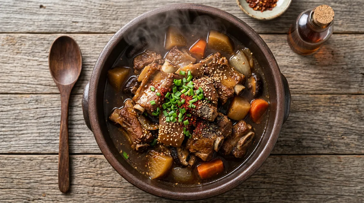 돼지갈비찜, 배음료 넣으니까 고기가 진짜 부드러워져요