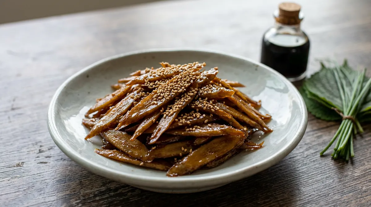 우엉조림, 한 달 넘게 두고 먹어도 되는 반찬가게 맛이에요