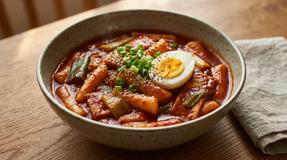 옛날 시장 떡볶이, 15분이면 그 맛 그대로 나와요