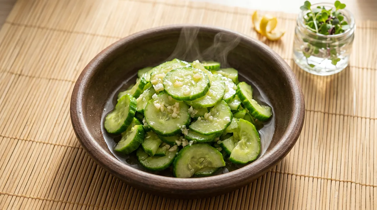 오이무침, 절이고 데치면 물 안 생기고 아삭함이 오래가요