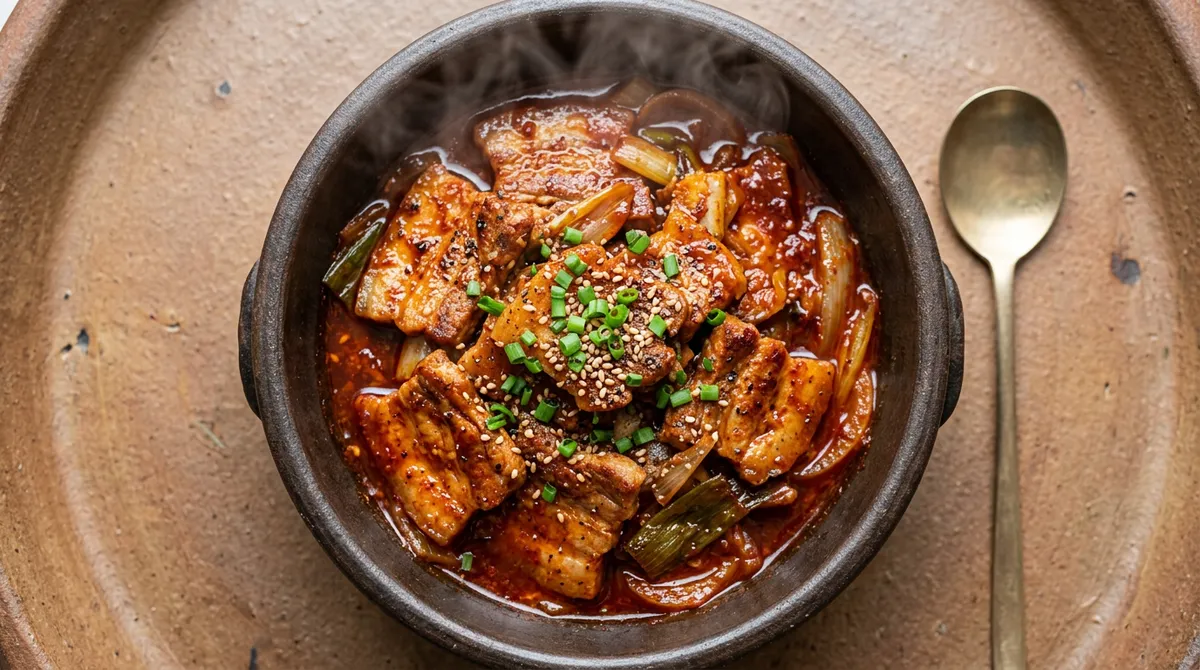 고추장 삼겹살, 노릇하게 구운 다음 소스 부어야 진짜 맛 나요