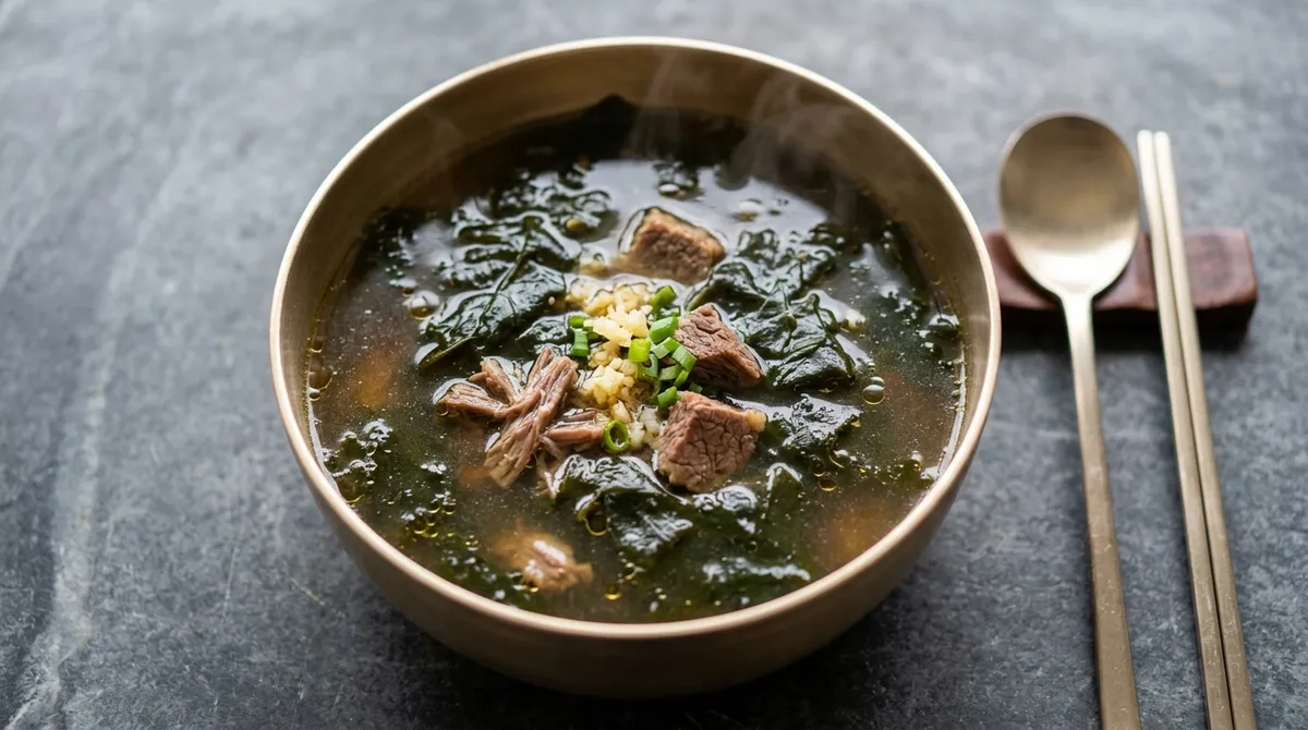 찜질방 미역국, 물 두 번에 나눠 넣고 조려야 진짜 그 맛이에요