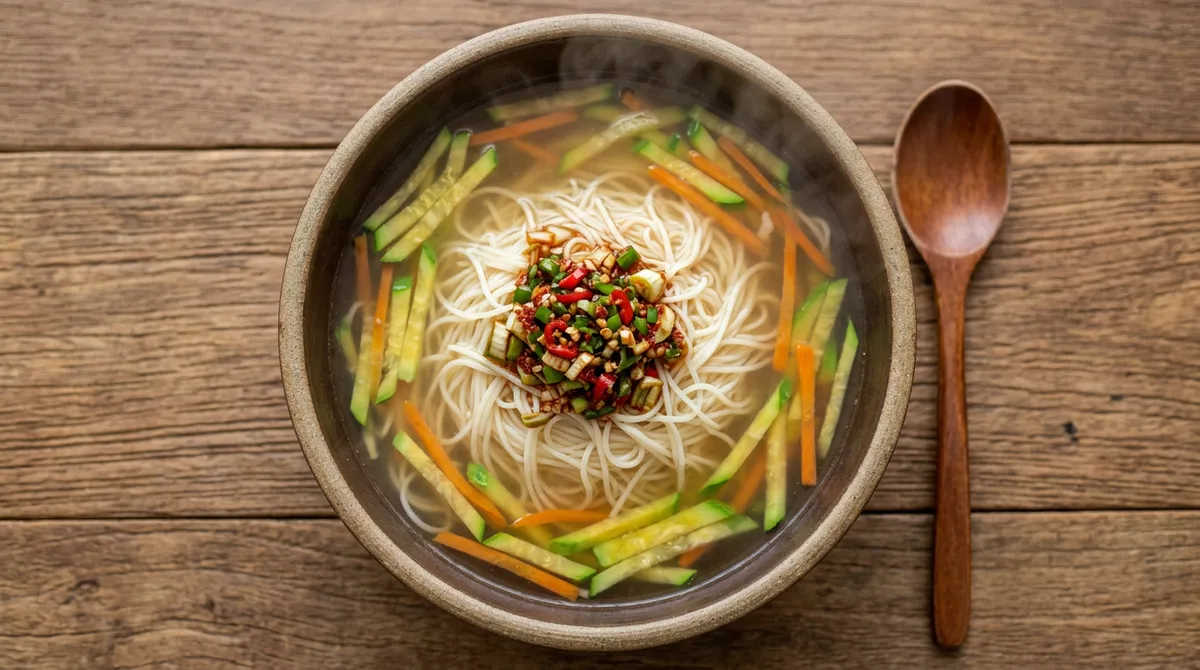 잔치국수, 멸치랑 새우 갈아서 가루 만들어두면 육수 따로 안 내도 돼요