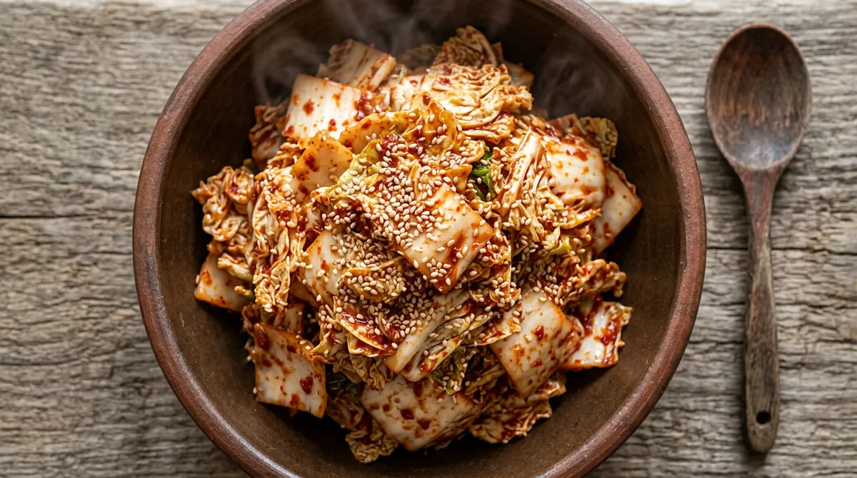 겉절이, 간장이랑 식초 조금 넣었더니 대박집 맛이 나더라고요