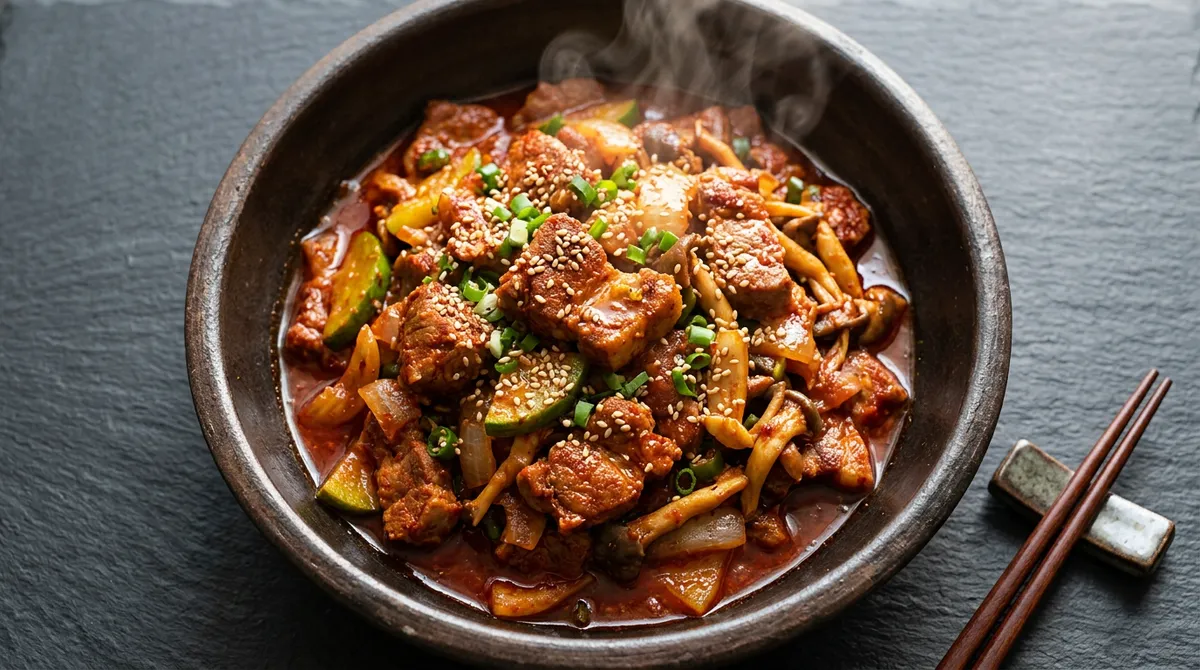 이베리코 목살 제육볶음, 양념에 재워두기만 해도 맛이 달라요